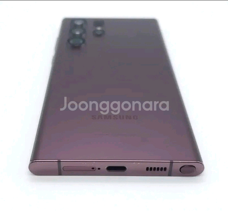 삼성 갤럭시 S22 울트라 버건디 256GB(SKT)--7