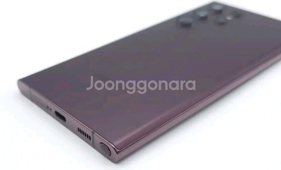 삼성 갤럭시 S22 울트라 버건디 256GB(SKT)--5