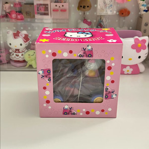 새상품)고전 키티 책상 데스크 클리너 청소 빗자루 핑크