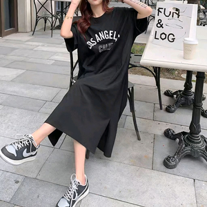 레터링 빅사이즈 여름원피스 루즈핏 홈웨어 2XL 새상품