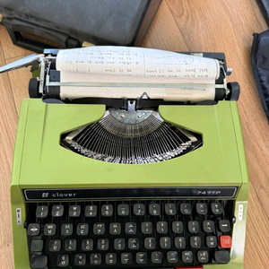클로버 747TF 타자기 한글
