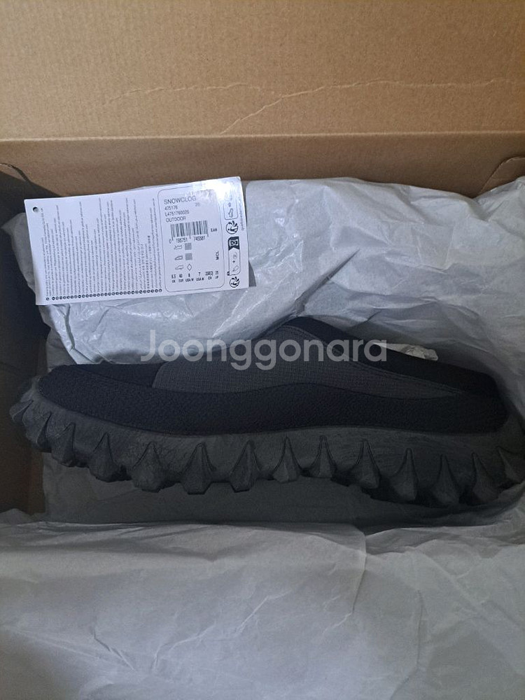살로몬 스노우클로그 블랙 250 새상품 남여 공용--4