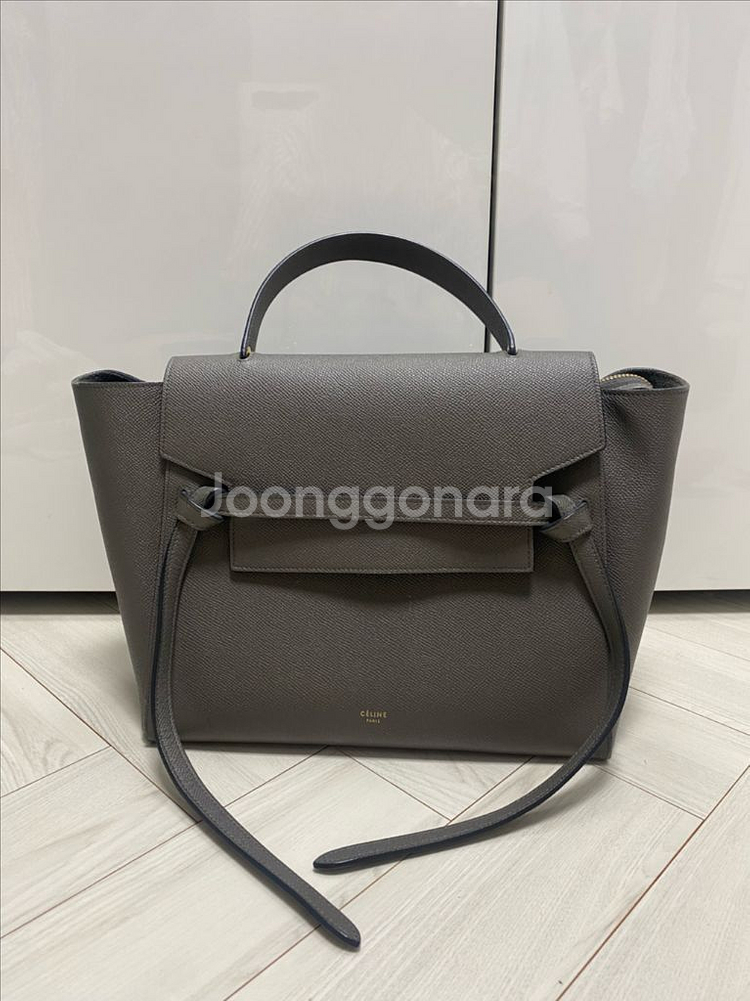 셀린느 벨트백 마이크로 사이즈 그레이--0