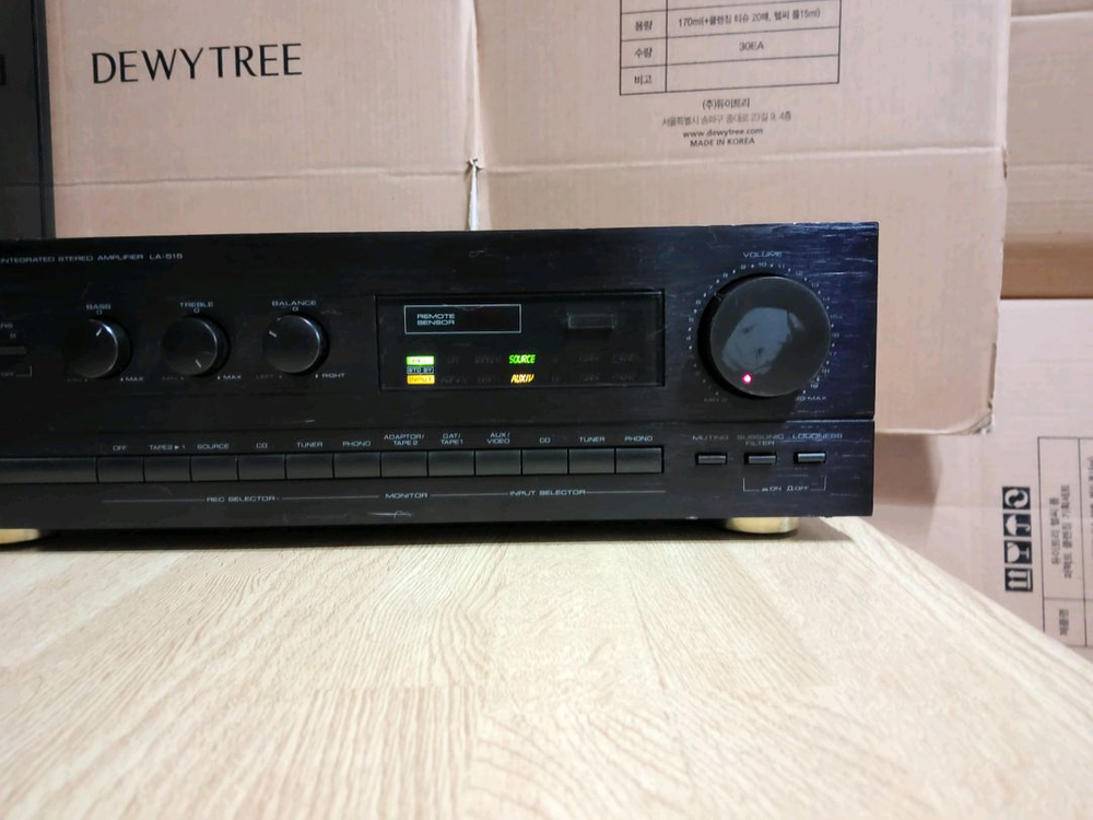 롯데 파이오니아 인티앰프 LA 515 (오디오 LP 이미지