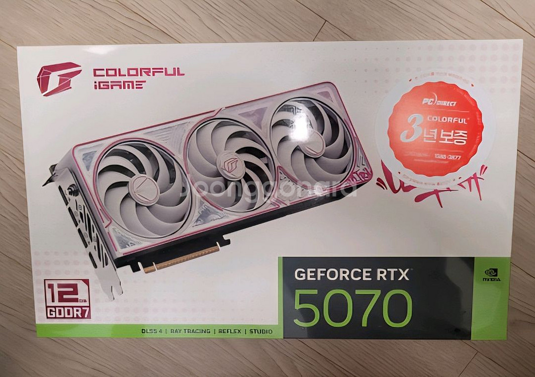 (미개봉)컬러풀 RTX5070 ULTRA OC 12GB--9