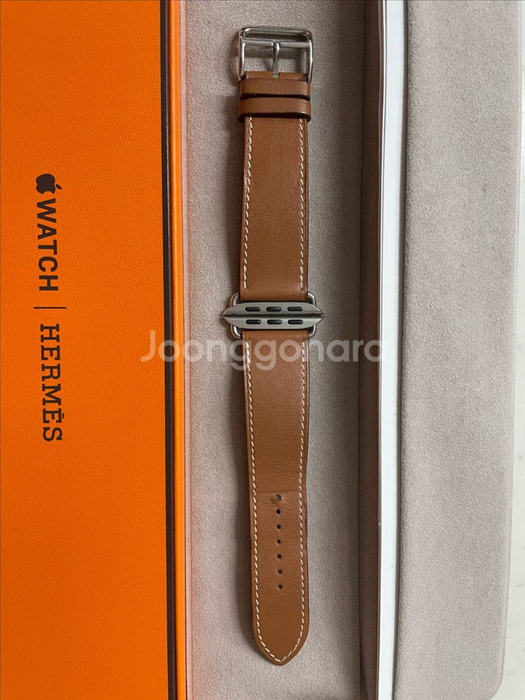 애플워치 에르메스 골드싱글투어 45mm S급--0