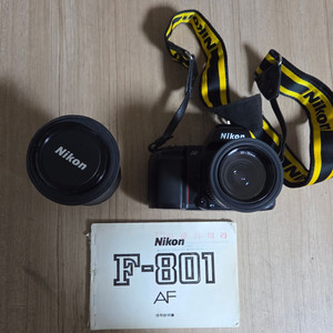 니콘 F-801S 필름 카메라 렌즈2개
