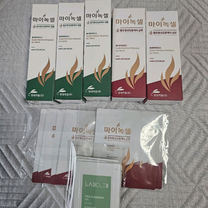 마이녹셀 탈모 앰플3개, 샴푸2개 및 증정품(새상품)