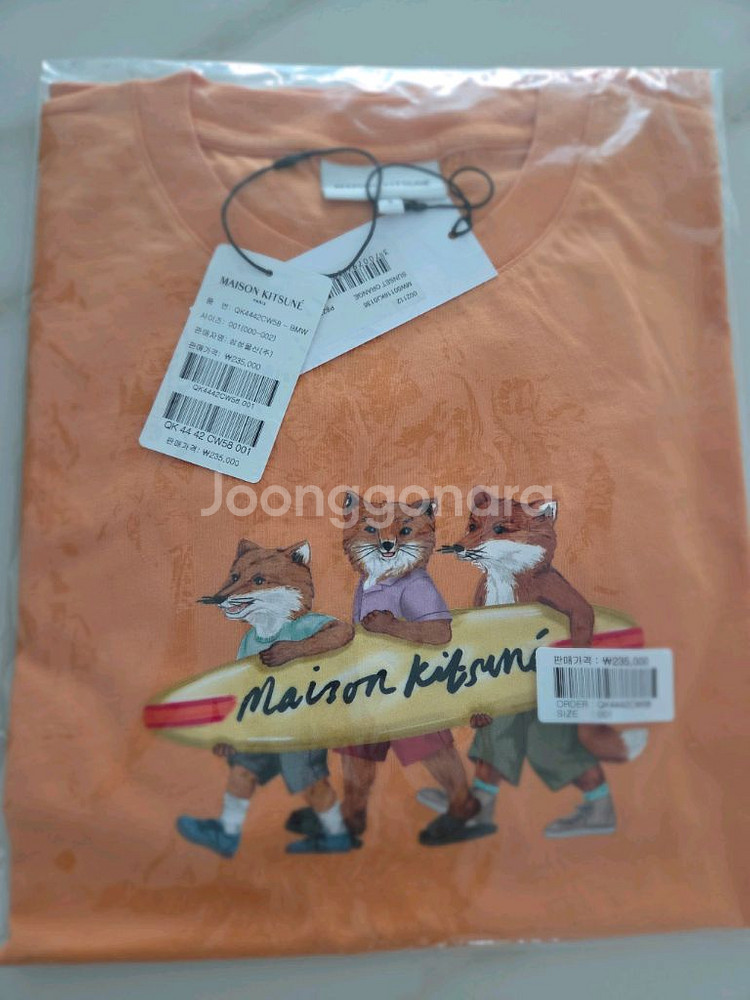 메종키츠네 정품 티셔츠--0