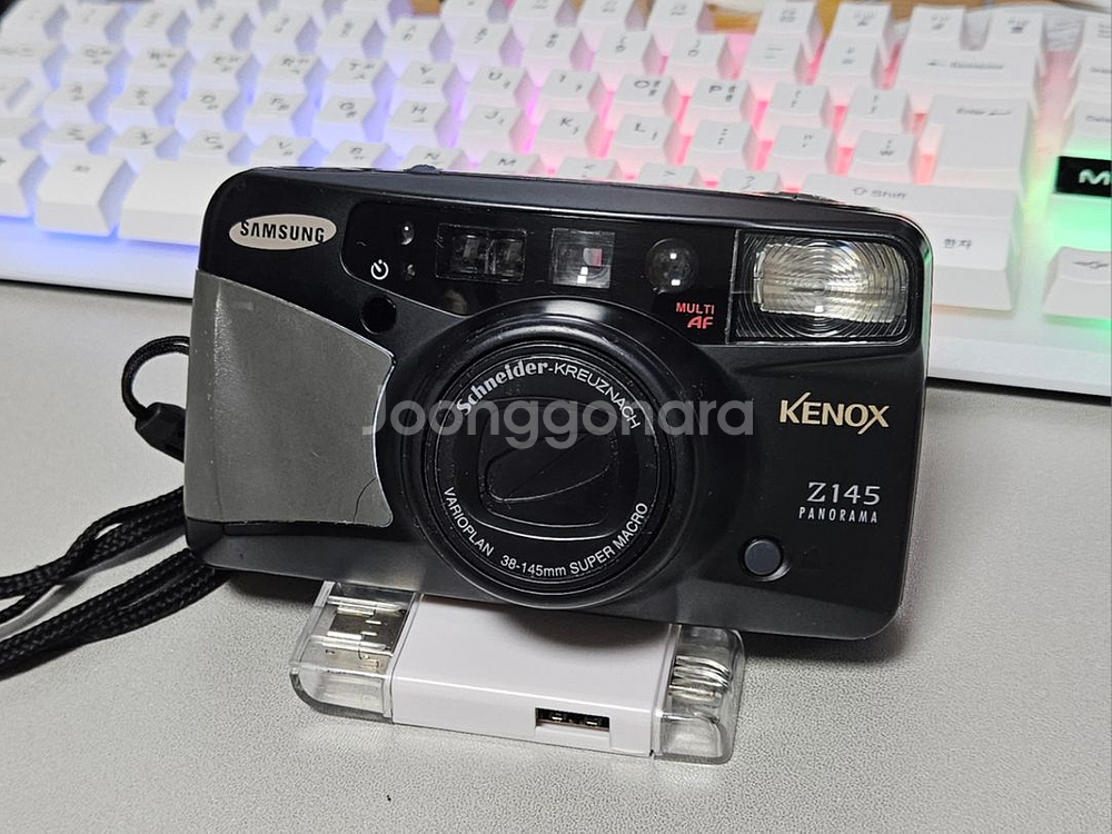 삼성 케녹스 Z145 파노라마 필카 필름 카메라 소장품--0