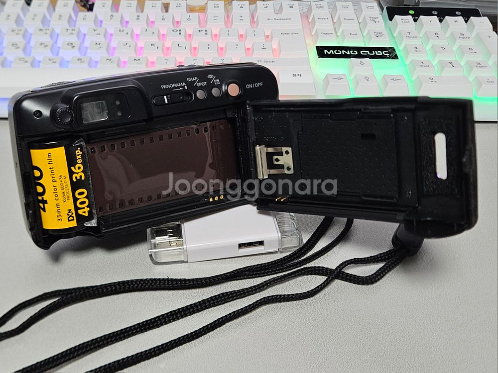 삼성 케녹스 Z145 파노라마 필카 필름 카메라 소장품--3