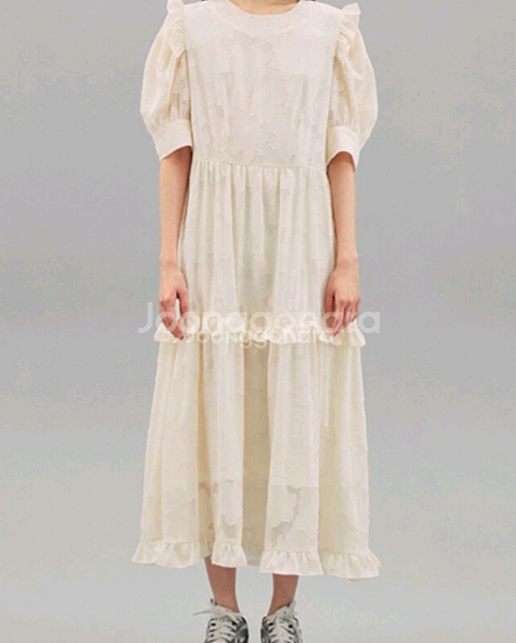 새제품) 듀이듀이 DEWE DEWE 레이스 롱원피스--1