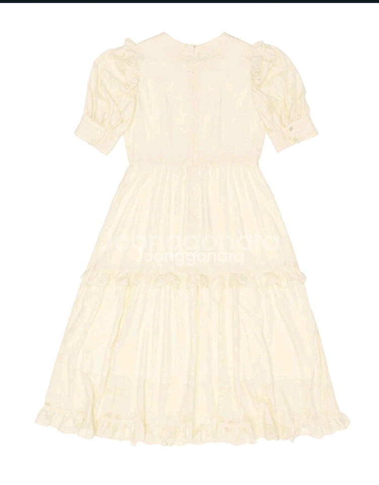 새제품) 듀이듀이 DEWE DEWE 레이스 롱원피스--3