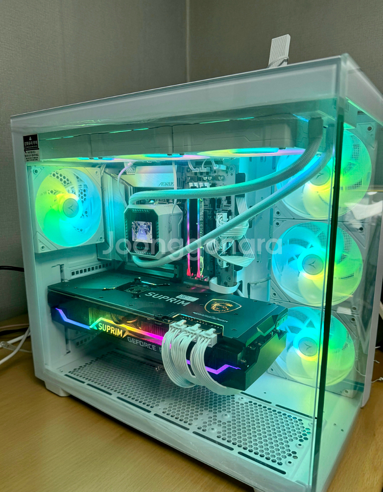 [풀화이트 RGB] 9600X + 3080Ti 슈프림--1