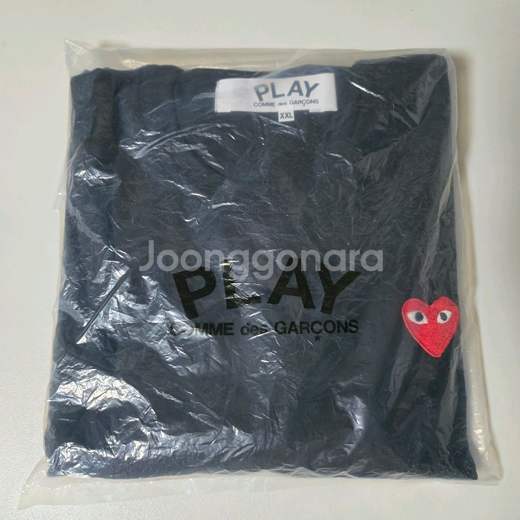 꼼데가르송 롱슬리브 XXL 새상품--0