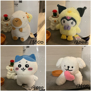 낙서카피바라 산리오쿠로미 먼작귀 치이카와히치와레 인형