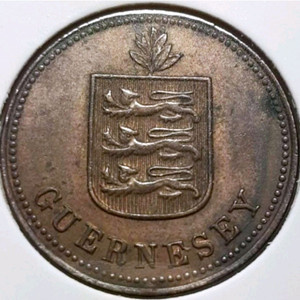 영국 건지 1929년 2더블.외국주화 주화 동전 화폐