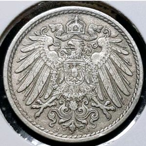 독일제국 1896년 5페닝.외국주화 주화 화폐 동전