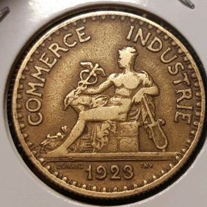 프랑스 1923년 2프랑.외국주화 주화 화폐 동전
