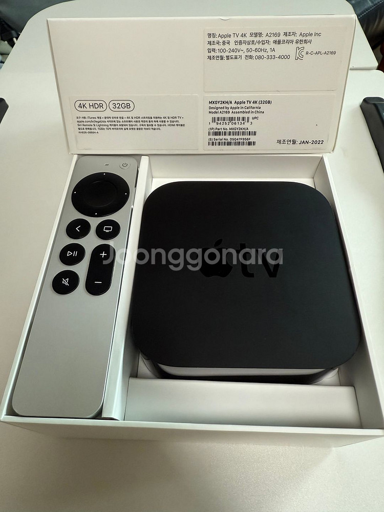 애플티비 Apple TV 4K(2세대) A2169 32--0