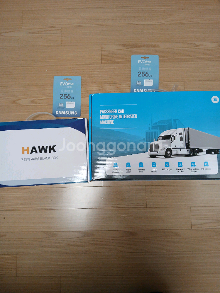 4채널 블랙박스 2대 256G--0