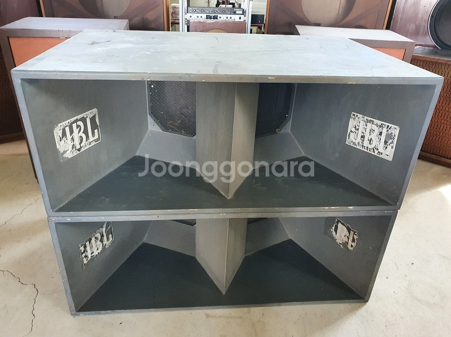 JBL 12인치 더블 혼형 인클로우져 2종류--5