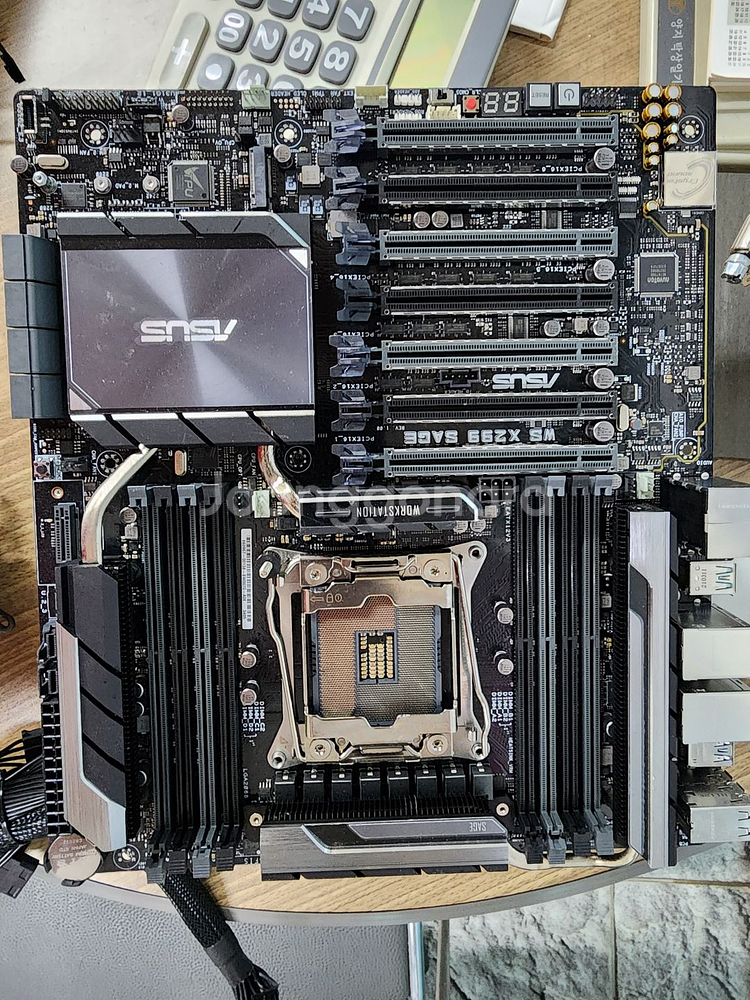 ASUS x299 sage 보드, 쿨러, 파워--1