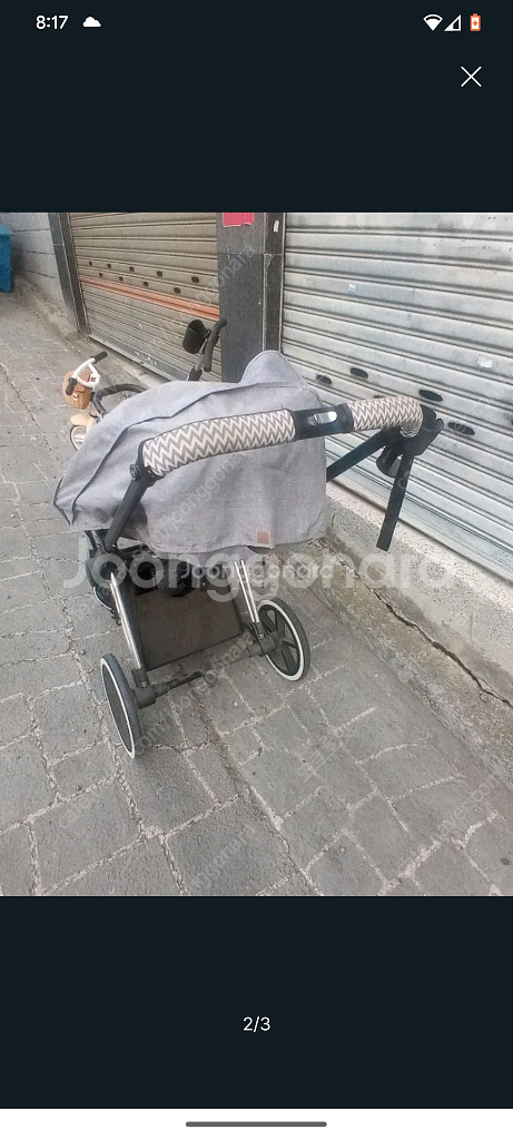 유모차 싸이벡스 디럭스 고급형 실사용8개월--1