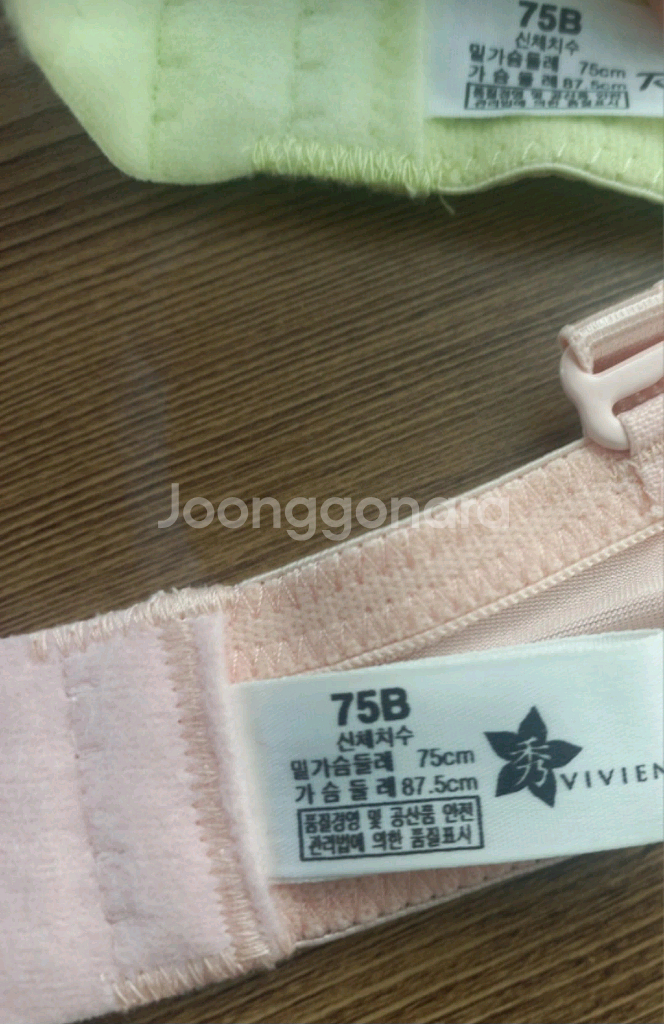 비비안 여성브라75B(2개)--3