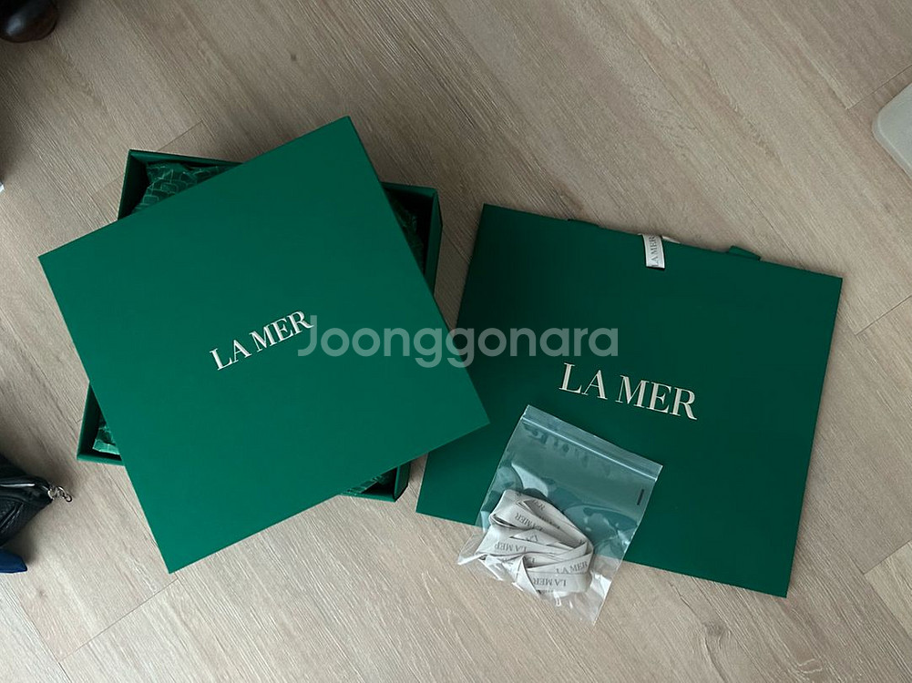 라메르 상자 쇼핑백 일괄 상태 좋음--0