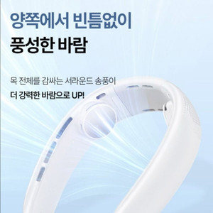 알로 휴대용 넥밴드 선풍기 미개봉