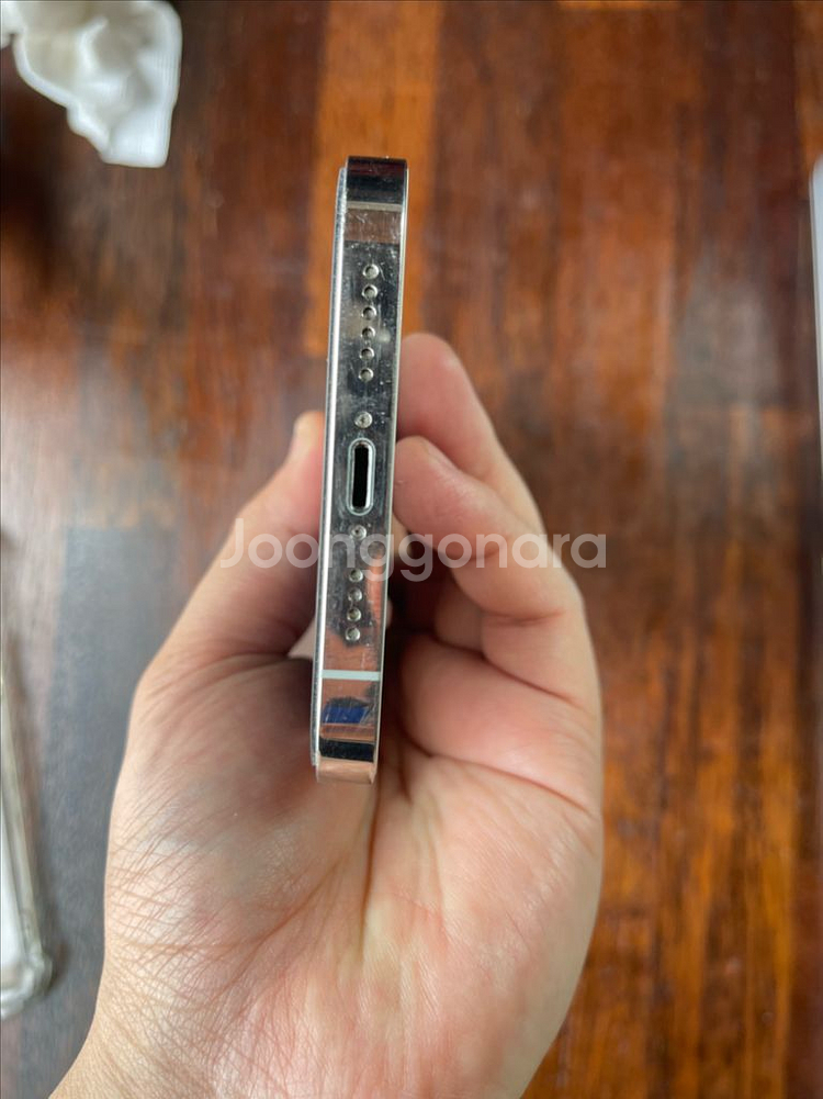 아이폰 12 프로맥스 256GB 실버 판매--4