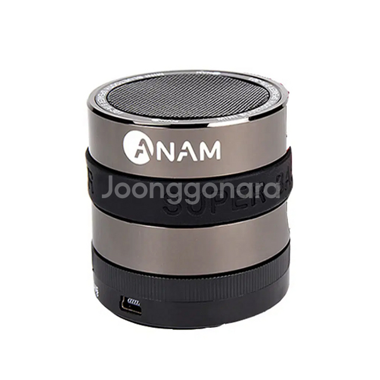 새제품) 아남 BTA-301 블루투스 스피커 그레이--0