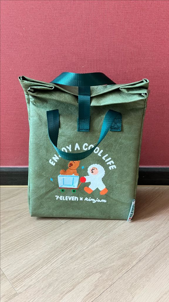 김잼작가 아이스쿨러백 비닐포장 그대로 새제품--1