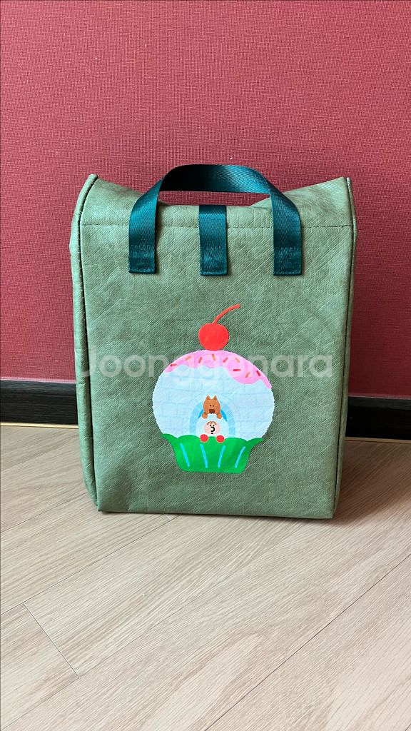 김잼작가 아이스쿨러백 비닐포장 그대로 새제품--2