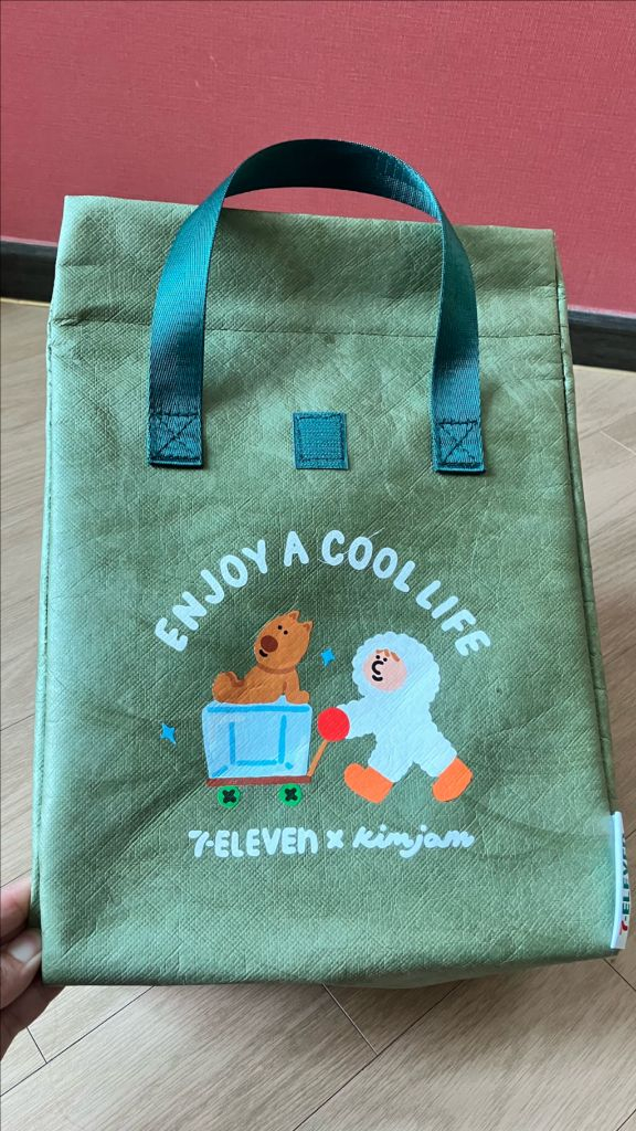 김잼작가 아이스쿨러백 비닐포장 그대로 새제품--4