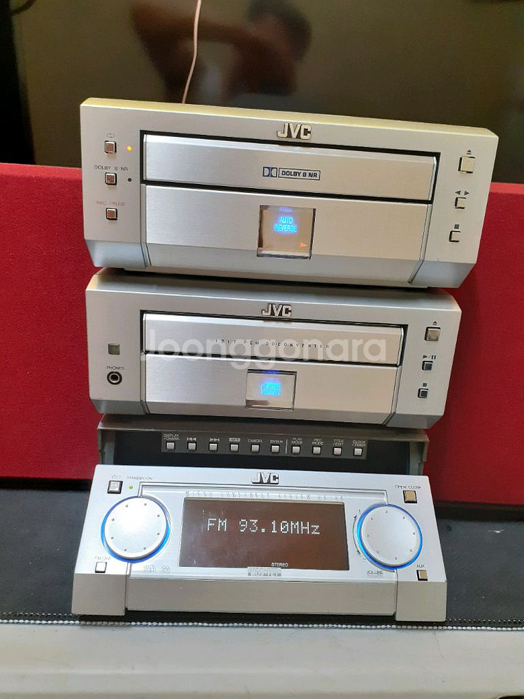 JVC 미니 컴포넌트 AX-UXG6 (3단 분리형) 팝--1