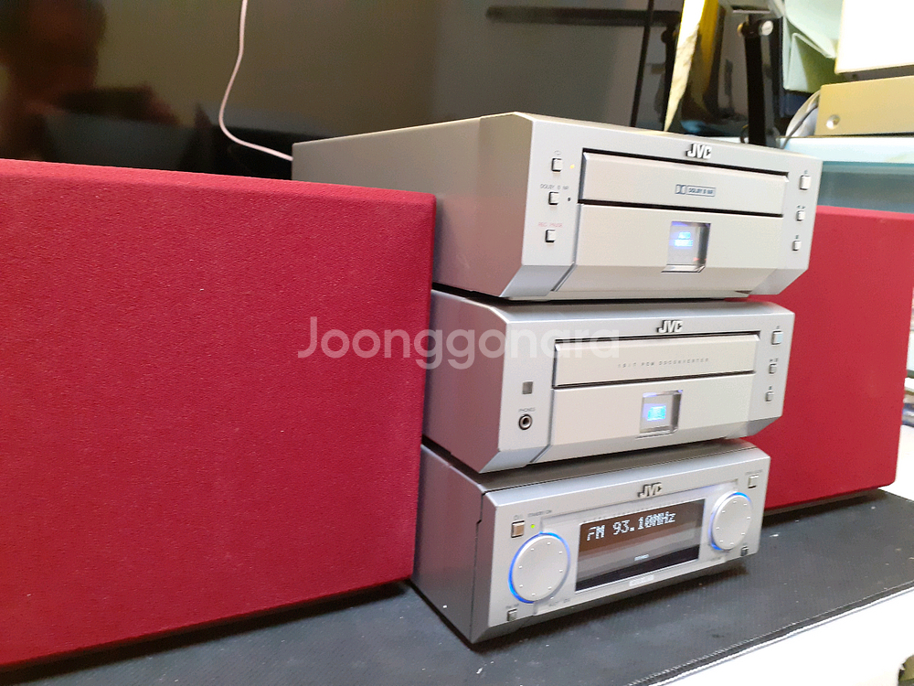 JVC 미니 컴포넌트 AX-UXG6 (3단 분리형) 팝--0