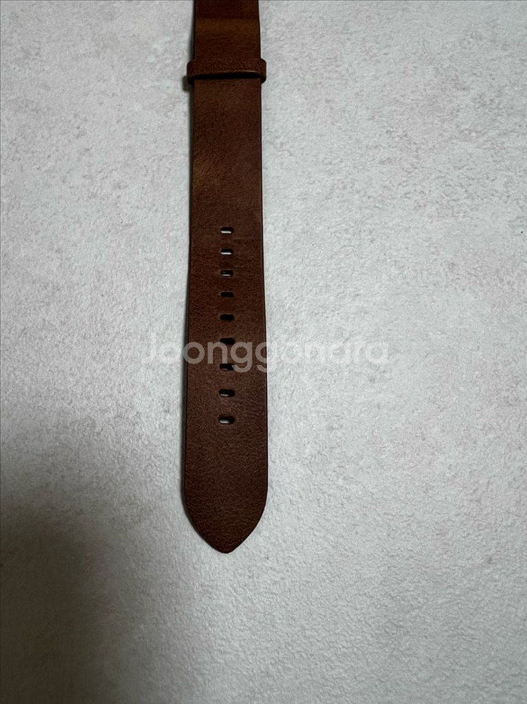 해밀턴 카키필드 20mm 정품 가죽 나토밴드 스트랩--2