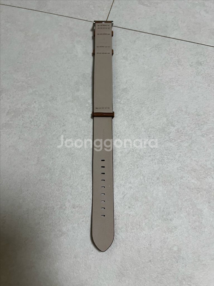 해밀턴 카키필드 20mm 정품 가죽 나토밴드 스트랩--3