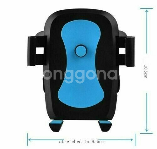 새 검정색 차량용 반자동 송풍구 거치대 핸드폰 안전운전--2