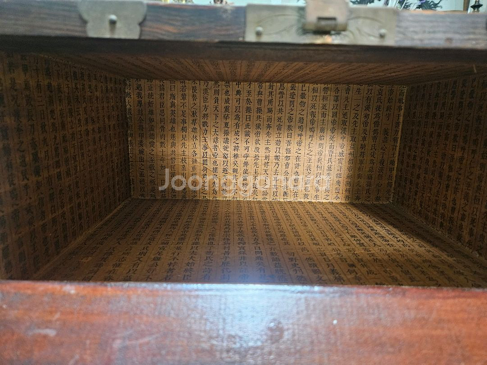 골동품 앤틱 인테리어 전통 고가구 철장석 반닫이 서랍장--2