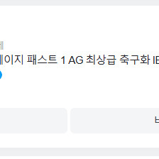 아디다스 엑스 크레이지패스트.1 AG 265축구화