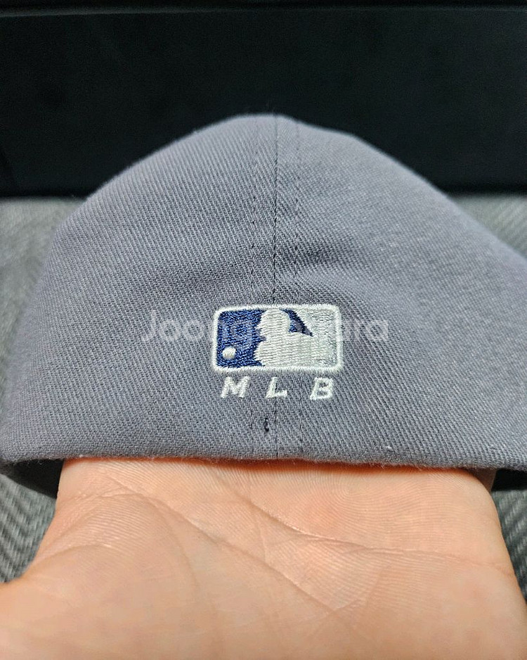 MLB 뉴욕양키스 로고 그레이 볼캡--2
