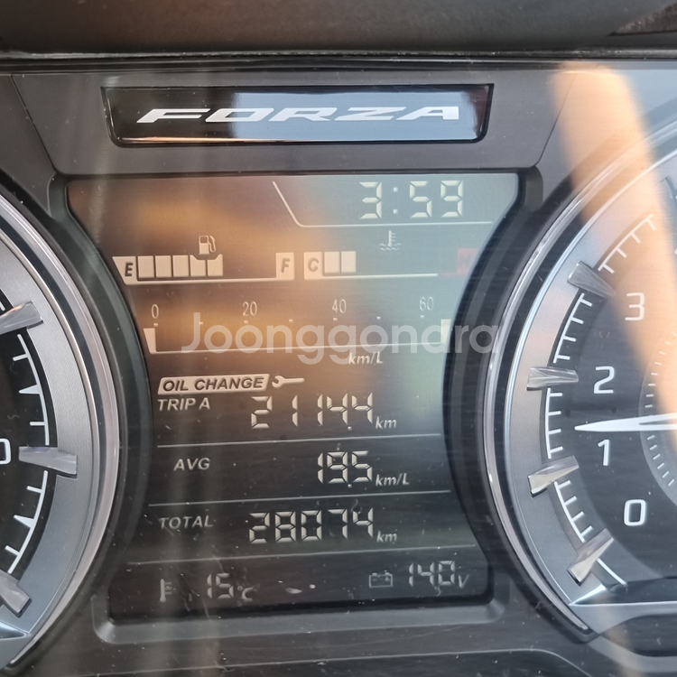 신차보증)혼다 포르자350 24년식 2채널 블랙박스--8