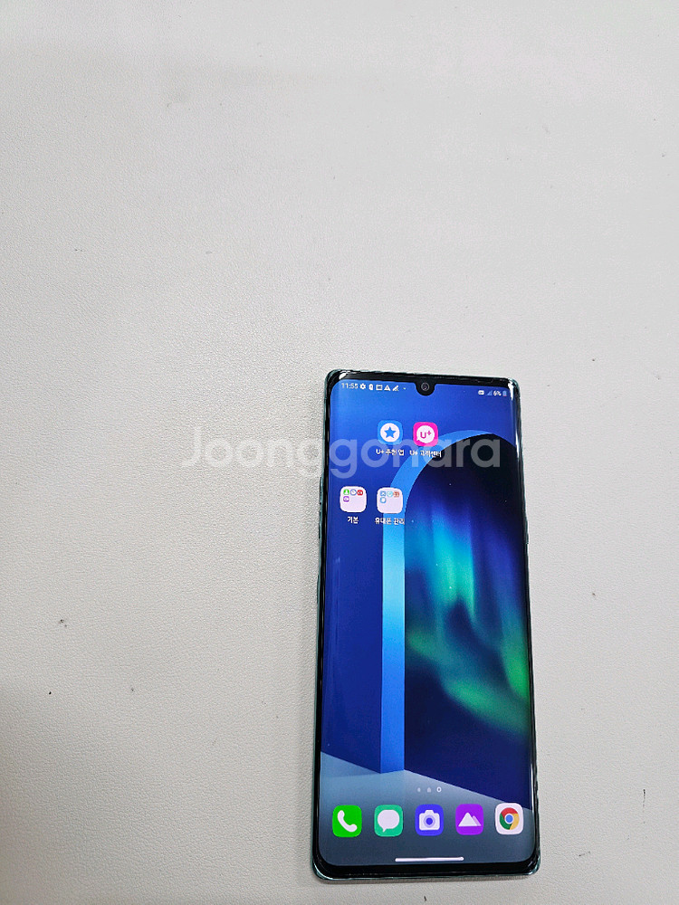 엘지벨벳 그린 128GB 정상공기기--2