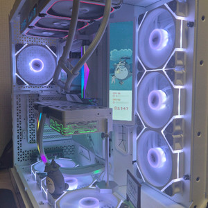 9800x3d 5080 선없는 btf 화이트 완본체
