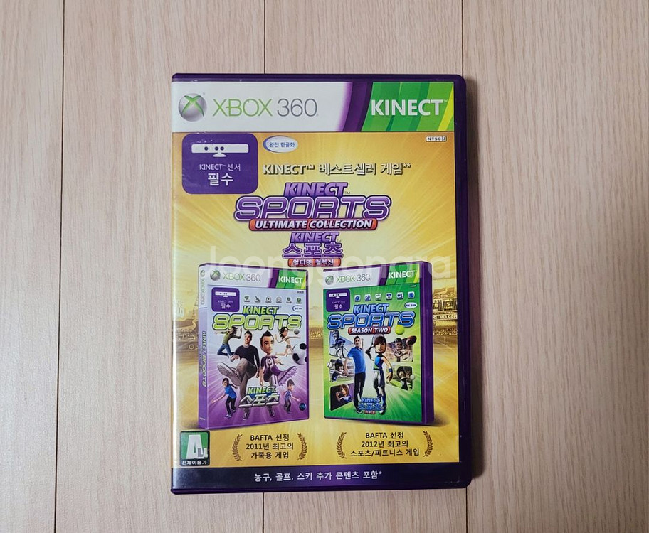 xbox360 키넥트 스포츠1,2 컬렉션 합본 (택포)--0