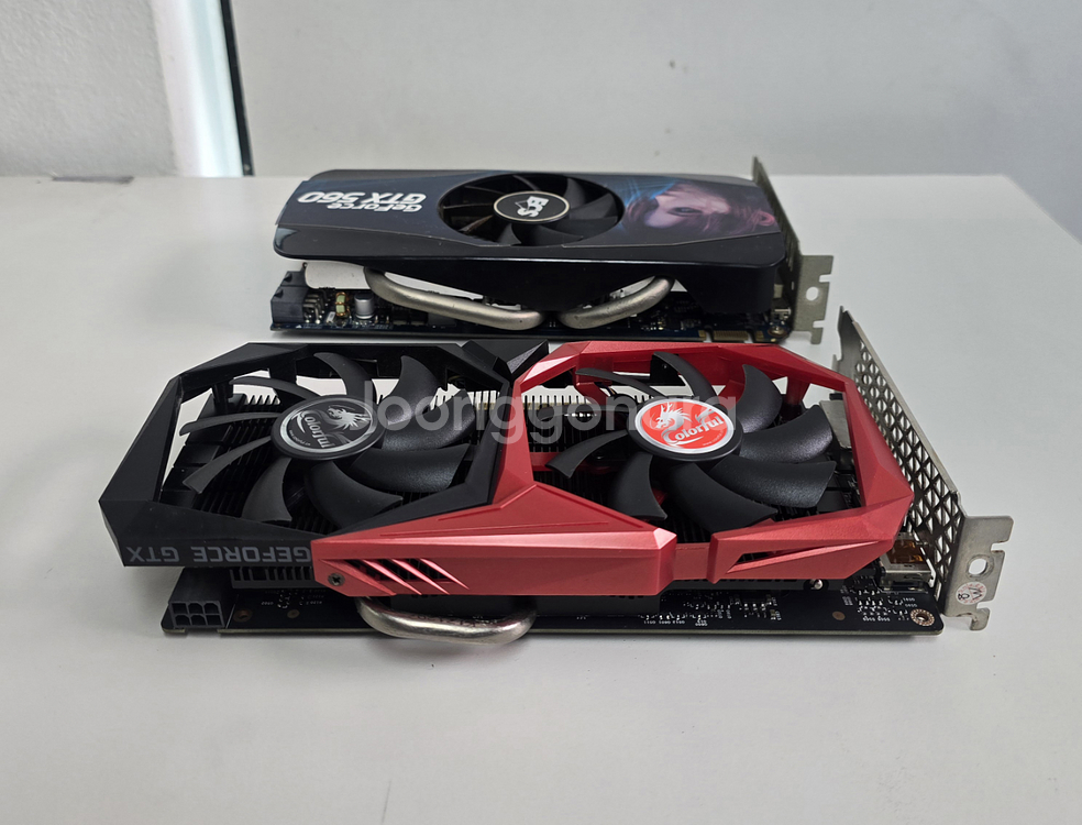 컬러풀 GTX1050TI 4G 그래픽카드 2개 일괄--3