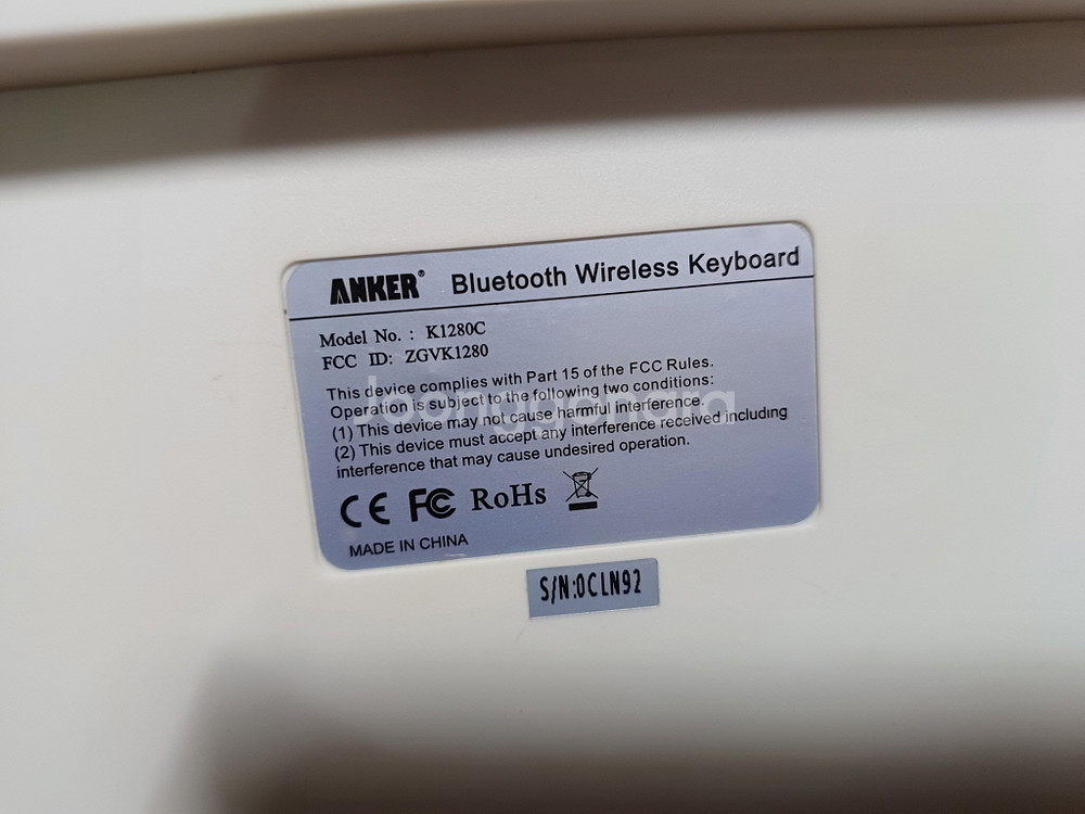 ANKER K1280C 블루투스 무선 미니 키보드--3